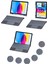 T5508D Ipad 2022 10.9 (10.nesil) Kılıf Palermo Ledli Klavyeli Standlı Tablet Kılıfı - Siyah Nrmsa 5