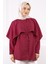 Bordo Pelerin Detaylı Hakim Yaka Gömlek 1