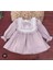 W1035 Kız Bebek Robası Fırfırlı Müslin Elbise 4