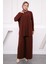 Bordo Piliseli Sandy Tunik Pantolon Takım 1