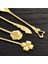 6'lı Golden Bloom Serisi 6'lı Çay Kaşığı Kalp Model 5