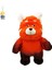 Gençlik Dönüşümü Kırmızı Panda Rakun Bebek Karikatür Anime Peluş Oyuncak- (Yurt Dışından) 1