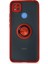 Xiaomi Redmi 9c Kılıf Montreal Yüzüklü Silikon Kapak - Kırmızı Nrmsa 1