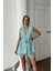 Keten Yelek - Şort Takım - Mint 4