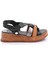 D25YS-5115 Kadın Deri Sandalet 1