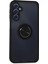 Samsung Galaxy M34 5g Kılıf Montreal Yüzüklü Silikon Kapak - Siyah Nrmsa 1