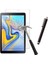 Samsung Galaxy Tab A Sm T510 (2019) Uyumlu Şeffaf Kılıf Cam Kalem Set 2