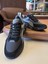 1102 Siyah Füme Hakiki Deri Erkek Sneakers 1
