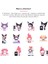 Sanrio Melody Kuromi Figür, 1 Adet Rastgele Aksiyon Figürü, Koleksiyon ve Hediye 5