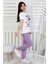 Friends Are Forewer Yazılı Kısa Kollu Kız Çocuk Pijama Takımı 1
