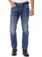 CD148 Yıkanmış Standart Kesim Mavi Erkek Kot Pantolon 1