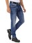 CD148 Yıkanmış Standart Kesim Mavi Erkek Kot Pantolon 3