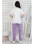 Friends Are Forewer Yazılı Kısa Kollu Kız Çocuk Pijama Takımı 5