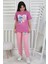 Friends Are Forewer Yazılı Kısa Kollu Kız Çocuk Pijama Takımı 2