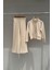 %100 Cotton Fermuarlı Üst - Ispanyol Paça Pantolon Kız Çocuk 3