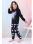 Kuromi Desenli Kız Çocuk Pijama Takımı Pembe 3-8 Yaş 2