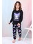 Kuromi Desenli Kız Çocuk Pijama Takımı Pembe 3-8 Yaş 4