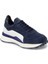 Lacivert Hakiki Süet Deri Erkek Sneaker - E24I1AY56713-D44 1
