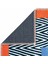 Lumina Turuncu Halı Zigzag Desenli Spor Halı Yıkanabilir Dokuma Şönil Modern Ev Oda Balkon Halısı 5