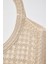 Vicolo Handmade Makrome Tote Çanta Krem 3