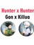 Hunter x Hunter Gon x Killua 2 Adet Rozet Set -Iğneli Buton Rozet Seti 1