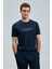 Erkek Love Modern Grafik T-Shirt 111020238 Lacivert 2