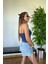 Basic Ip Askılı Kaliteli Pamuk Crop Yumuşak Şık Body 4