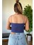 Basic Ip Askılı Kaliteli Pamuk Crop Yumuşak Şık Body 5