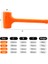 Katı Çekiç Ölü Darbe Çekiç Turuncu Yumuşak Kauçuk Çekiç 0.5-2lb (Yurt Dışından) 3