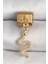 316L Çelik Gold Renk Sallantı Zirkon Taşlı Yılan Model Nomination Charm 1