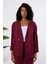 Bordo Regular Astarsız Mevsimlik Ceket 3