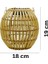 10WATT Rattan Güneş Enerjili Solar Dekoratif Bahçe Armatürü 5