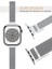 Apple Watch 2/3/4/5/6/7/8/9/se/ultra/ultra 2 44/45/49MM ve Seri 10 46MM Uyumlu Hasır Metal Kordon 3