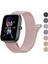 Amazfit Gts / Gts 2 / Gts 2 Mini / Gts 2e / Gts 3 / Gts 4 Mini / Gts 4 Milanese Hasır Metal Kordon 1