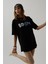 Sırt ve Ön Baskılı Oversize T-Shirt 3