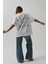 Sırt ve Ön Baskılı Oversize T-Shirt 3