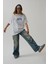Sırt ve Ön Baskılı Oversize T-Shirt 4