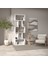 Dekoratif Kitaplık Raf Ünitesi Modern 5 Raflı Çok Amaçlı Kitaplık 3