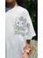 Hello Kitty Sırt Baskılı Pamuklu Oversize Tişört 3