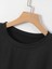 New York Baskılı Oversize Bisiklet Yaka T-Shirt - Siyah 3