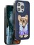 Iphone 16 Pro Cute Desenli Kapak - Lacivert Yktsn 1