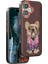 Iphone 16 Cute Desenli Kapak - Koyu Kahve Yktsn 1