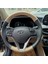 Dikişli Direksiyon Kılıfı Siyah Deri Bej Deri Siyah Dikişli Hyundai Tucson Için 2