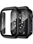 Apple Watch Seri 7/8/9 45MM Uyumlu Kasa ve Ekran Koruyucu Siyah 1