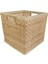 Dekoratif Bambu Çok Amaçlı Sepet Kare 30X30CM 2