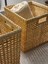 Dekoratif Bambu Çok Amaçlı Sepet Kare 30X30CM 4