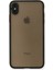 iPhone Xs | Buzlu Şeffaf Silikon Mat Telefon Kılıfı – Darbeye Dayanıklı - Siyah 1