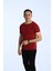 Eko Slimfit Basic Tişört Bordo 2