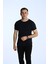 Eko Slimfit Basic Tişört Siyah 2