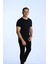 Eko Slimfit Basic Tişört Siyah 4